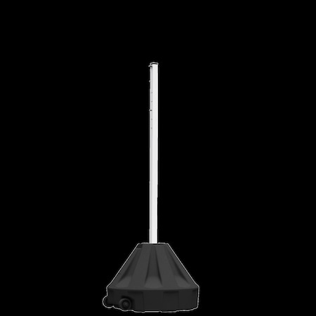 Plasticade , Plastic White and Black, Matte, 60 in L, 16.5 in D UVRAP24BK-60PK